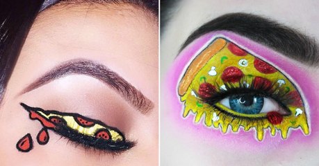 Maquillage : la nouvelle tendance en matière d'eyeliner va ravir les fans de pizzas