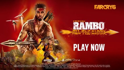 Far Cry 6 - Free Rambo Crossover Mission Trailer PS