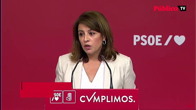 Adriana Lastra, sobre los dos diputados de UPN: Ha habido es una compra de voluntades por parte del PP
