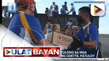 Pamamahagi ng tulong sa mga nasalanta ng bagyong Odette, patuloy