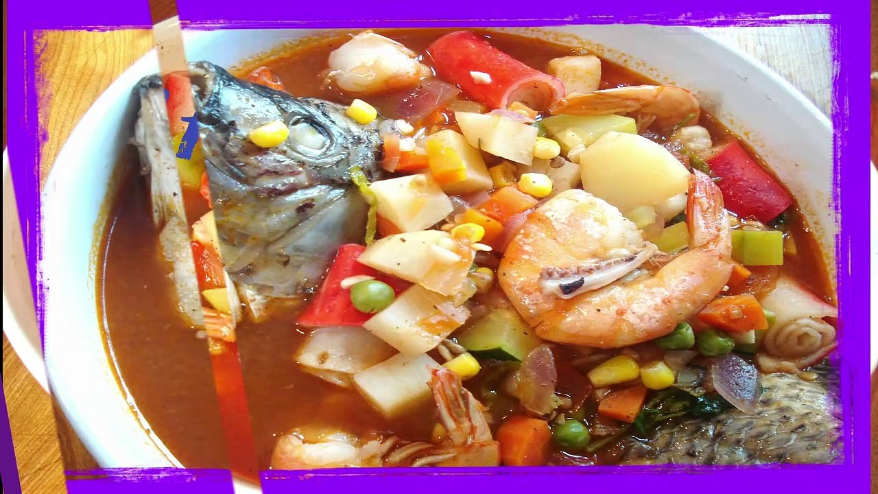 SOPA DE MARISCOS - CALDO DE MARISCOS - SEAFOOD SOUP(dm)