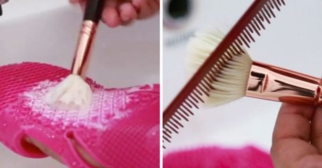 Voilà pourquoi il faut peigner ses pinceaux à maquillage après les avoir lavé
