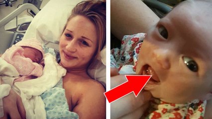 Ella-Rose Lines : elle accouche d'un beau bébé qui a déjà deux dents de lait !