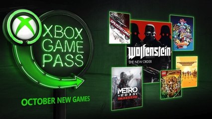 XBOX Game Pass octobre : tous les jeux ajoutés