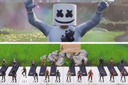 Fortnite : 24 joueurs se coordonnent pour jouer la musique de Marshmello