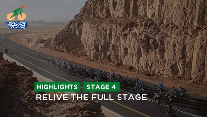 Relive the full stage - Stage 4 - #SaudiTour 2022