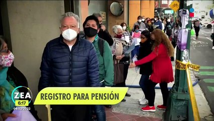 Anuncian registro para pensión de adultos mayores