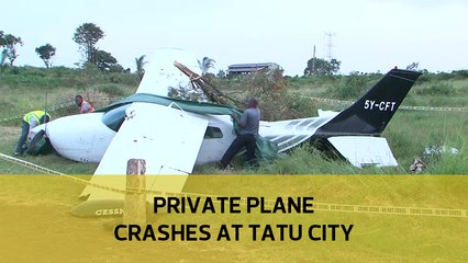 Private aircraft crashes at tatu city