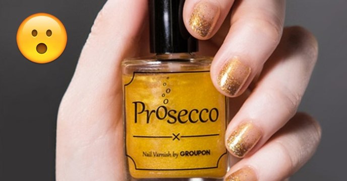 Vernis à ongles : Groupon UK invente le vernis à ongles au prosecco comestible