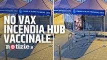 Milano, No Vax incendia l'hub vaccinale: incastrato dal video delle telecamere di sorveglianza