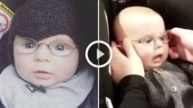 Ce bébé est né malvoyant et découvre ses parents pour la première fois