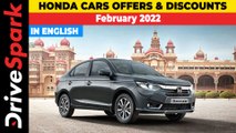 Honda Cars Offers In February 2022 | Discounts Of Upto Rs 35,000 On Honda Cars