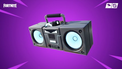 Fortnite : un nouveau skin et une Radiocassette pour détruire les bâtiments dans le prochain patch