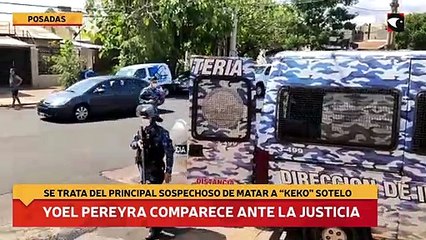 Yoel Pereyra comparece ante la Justicia
