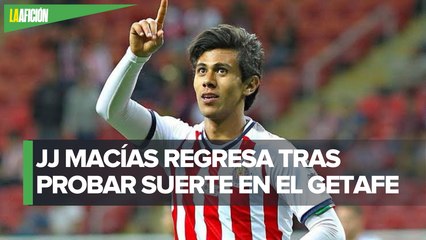 JJ Macías regresa a Chivas y Fernando Beltrán espera una mejor versión del jugador