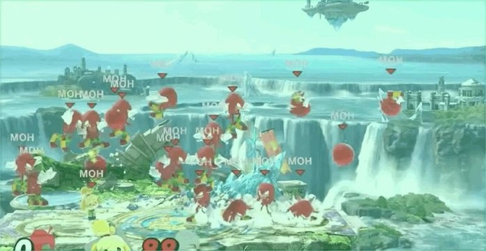 Super Smash Bros. Ultimate : un glitch permet de spawn des dizaines de Knuckles