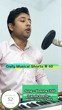 Sleeping Child (Cover) | (Daily Musical Shorts #60) | Acorn Wolve | #Shorts