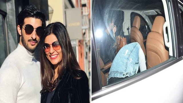 Sushmita Sen Ex BF Rohman Shawl संग हुईं स्पॉट, मुंह छुपाने पर नेटिजंस ने किया Troll | FilmiBeat