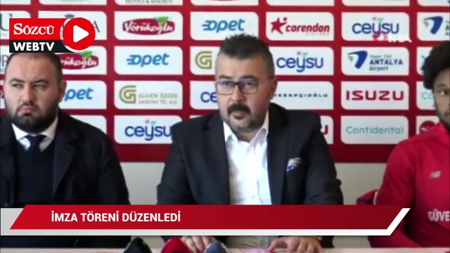Antalyaspor, yeni transferleri için imza töreni düzenledi