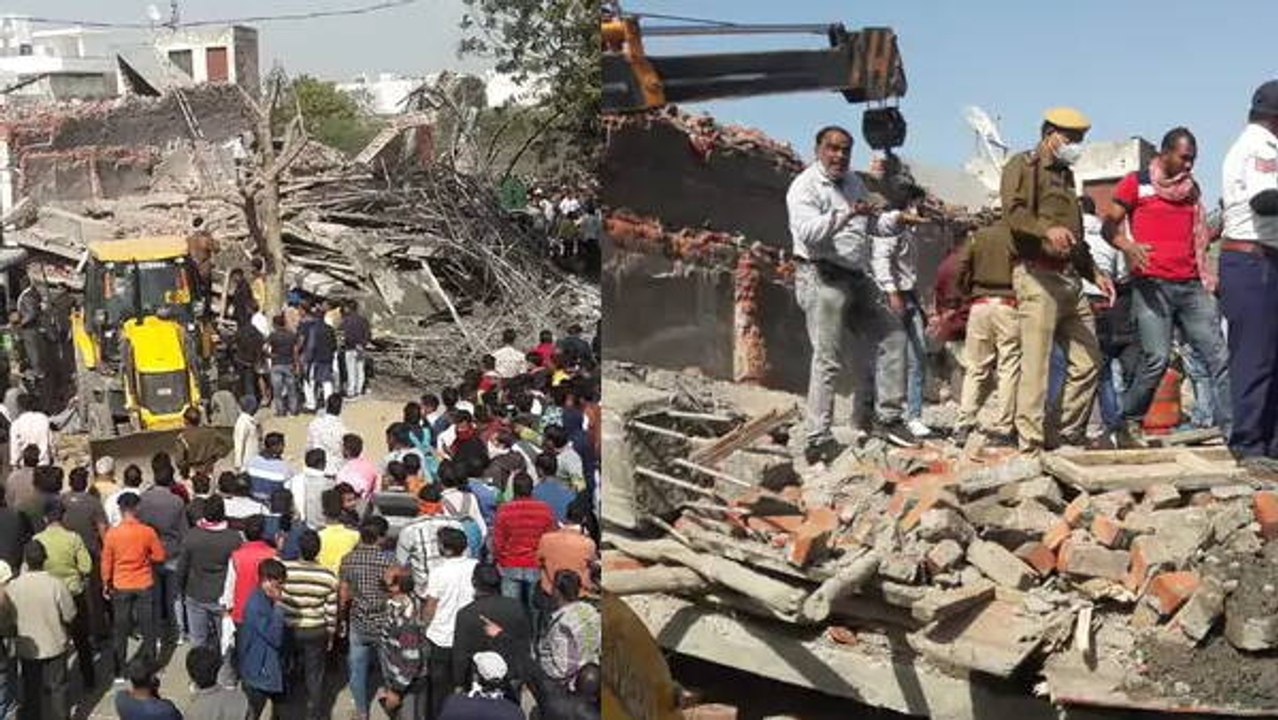 AJmer : केकड़ी में निर्माणाधीन इमारत गिरी, एक दर्जन से ज्यादा मजदूर मलबे में दबे, 6 बाहर निकाले