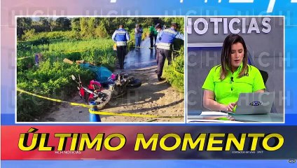 ¡Junto a su moto, hallan muerto a hombre en Tela!
