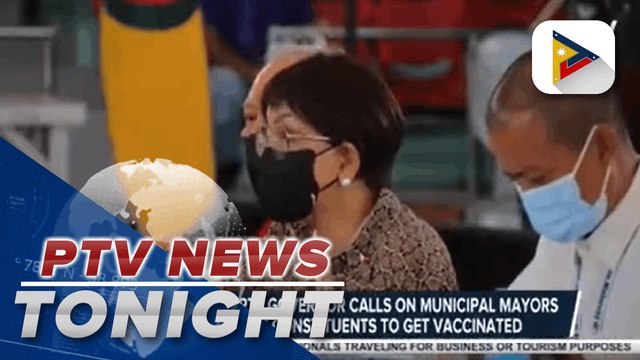 Lanao del Norte governor calls on municipal mayors to convince constituents to get vaccinated | via Claire Gigje