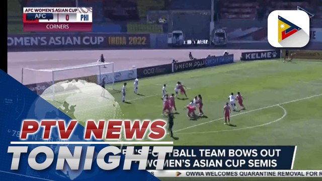 PH Women's Football Team bows out of the AFC Women's Asian Cup Semis | via Khay Asuncion