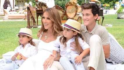 Céline Dion et ses enfants envoient des mots dans un ballon à René tous les soirs