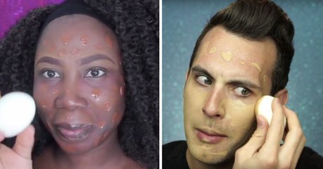 Beauté : le youtubeurs se maquillent avec un oeuf dur pour faire le buzz