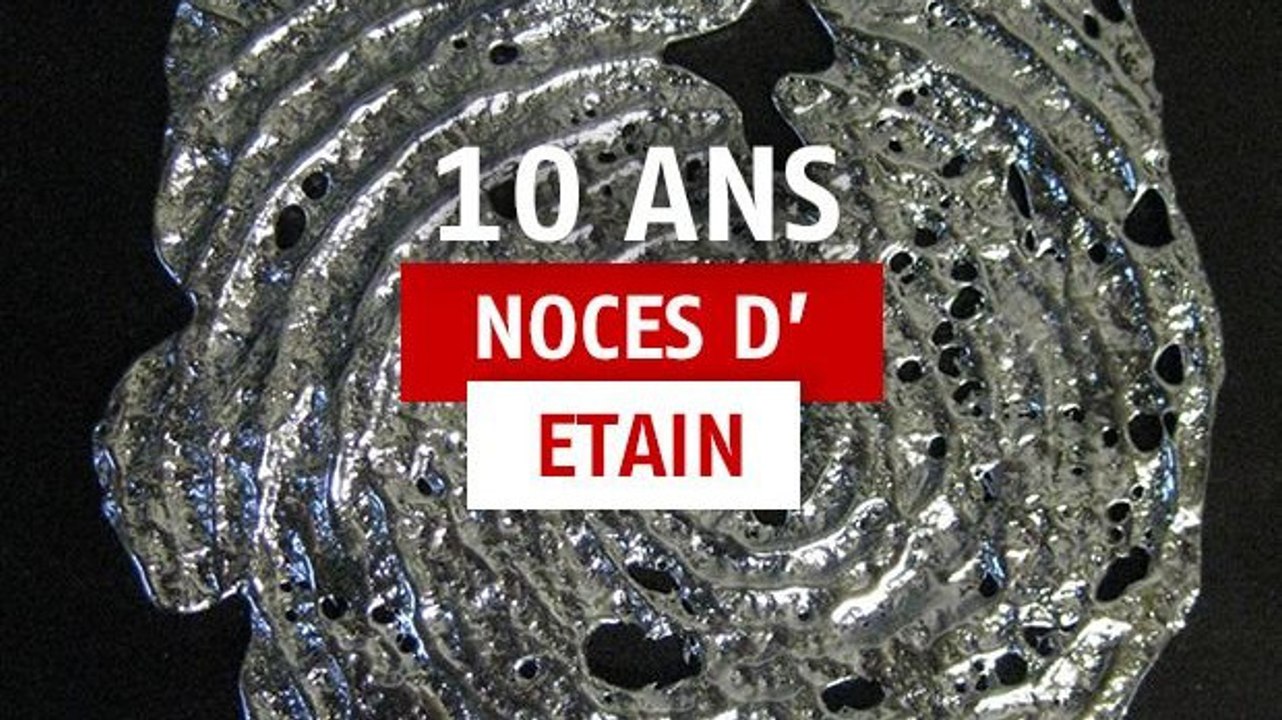 10 ans de mariage : cadeau, idées, tout pour fêter les noces d'étain