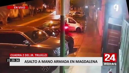 Magdalena: delincuentes encañonan a pareja en el interior de su vehículo