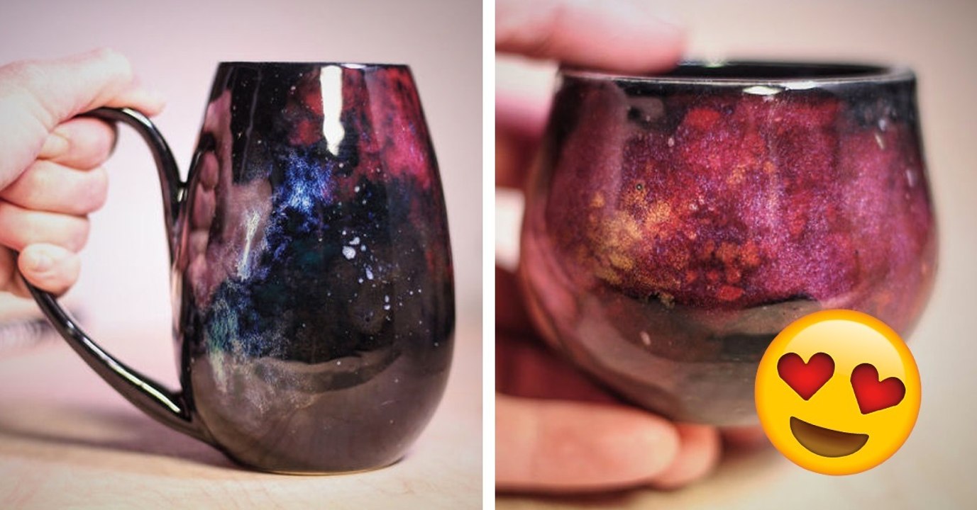 Amanda Joy Wells : les tasses de cette artiste américaine vont vous mettre des étoiles pleins les yeux !