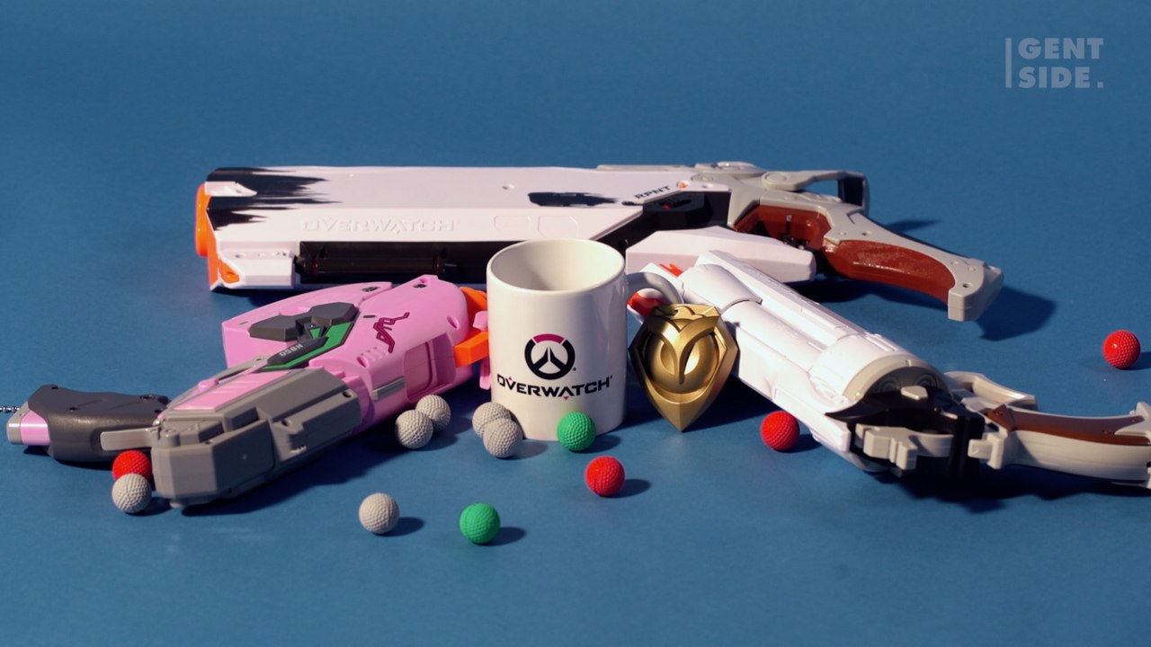 Nerf Gun Overwatch : prise en main des armes de McCree, D.Va et Reaper !