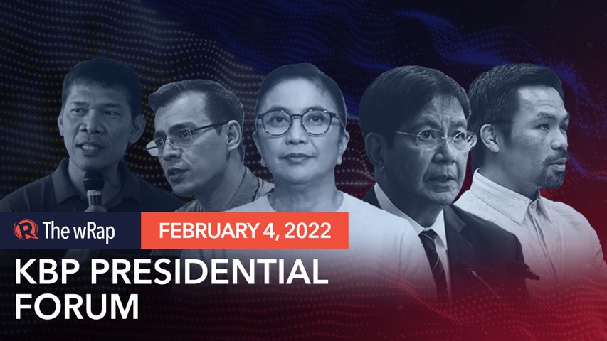 KBP presidential forum – 2022 Philippine elections