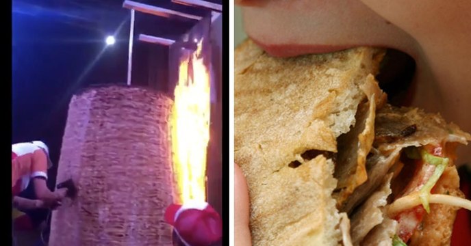 Le record du monde de la plus grosse broche à kébab est tombée