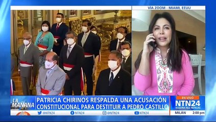 Entrevista a Patricia Chirinos en La Mañana