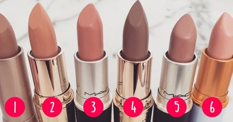 L'astuce incroyable pour choisir la bonne teinte de rouge à lèvres nude !