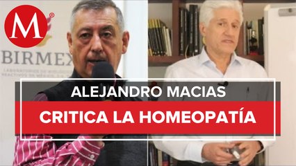 "Agua con azúcar": Experto critica tratamiento homeopático contra covid de director del ISSSTE