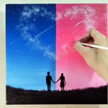 6 Easy Alone Landscape Scenery Painting Ideas For Beginners - Easy Painting Ideas