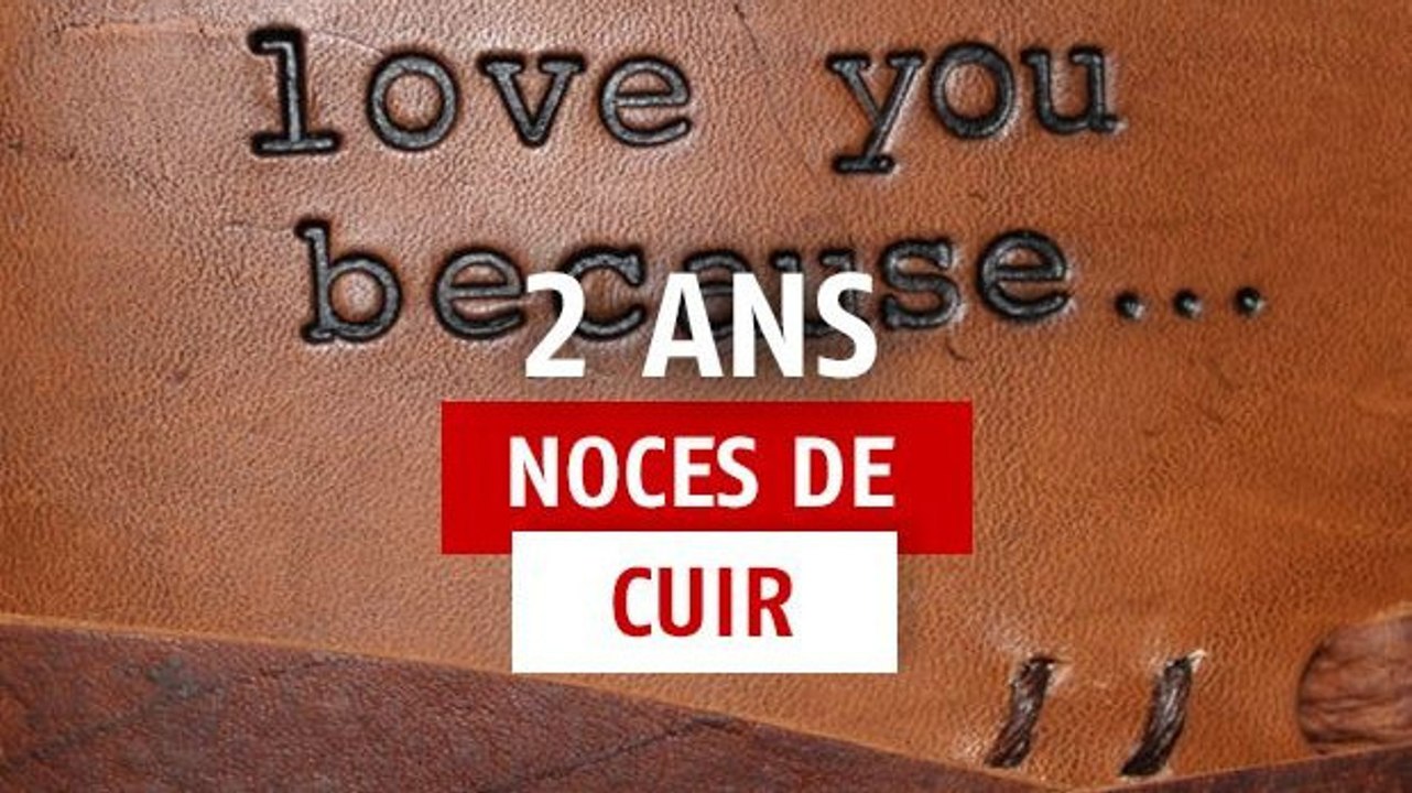 2 ans de mariage : idées cadeaux pour fêter les noces de cuir