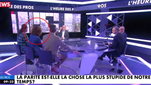 Sur CNews, 5 hommes et 1 femme se demandent si la parité est la chose la plus stupide de notre temps