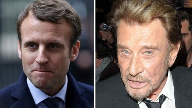 Emmanuel Macron : Johnny Hallyday l'aide à se détendre avant chaque discours...