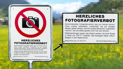 Bergün : il est interdit de prendre des photos de ce village en Suisse