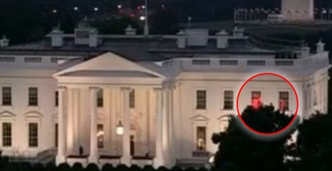 Des flashs rouges insolites observés sur les vitres de la Maison-Blanche