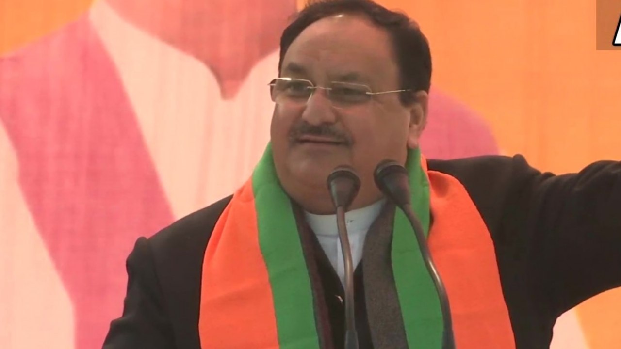 UP Election: BJP President JP Nadda addressed i...