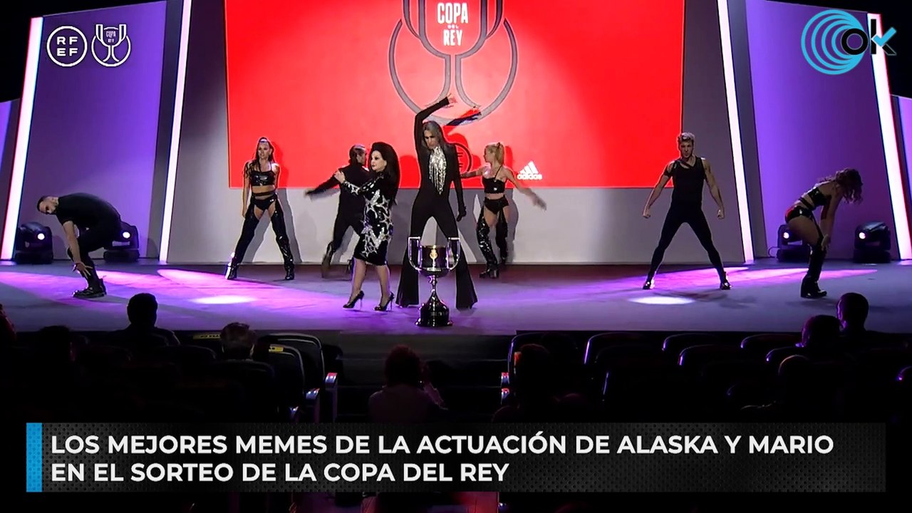 Los mejores memes de la actuación de Alaska y Mario en el sorteo de la Copa del Rey