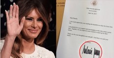 La signature de Melania Trump ressemble étrangement à celle de son mari, une experte fait le point