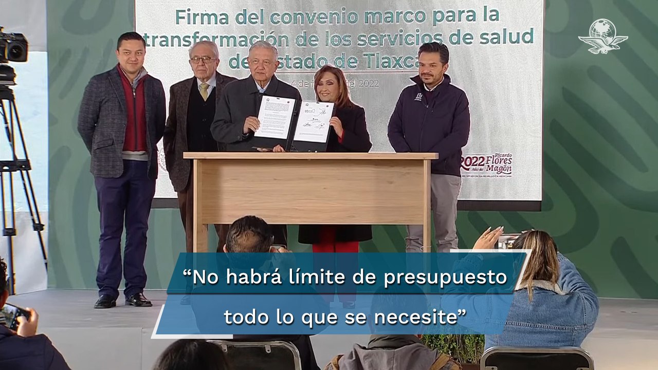Nayarit y Tlaxcala, los primeros estados donde se centralizará el sistema de salud: AMLO