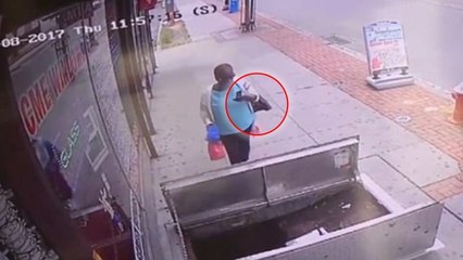 New Jersey : cette jeune femme envoie un sms en marchant... et tombe dans une trappe de 2 mètres !