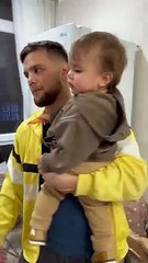 Child Laughs Hysterically at How Dad Drinks Water